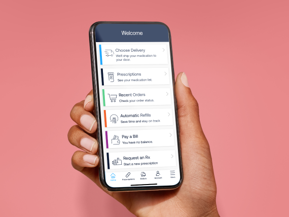 Express Scripts app for smartphone